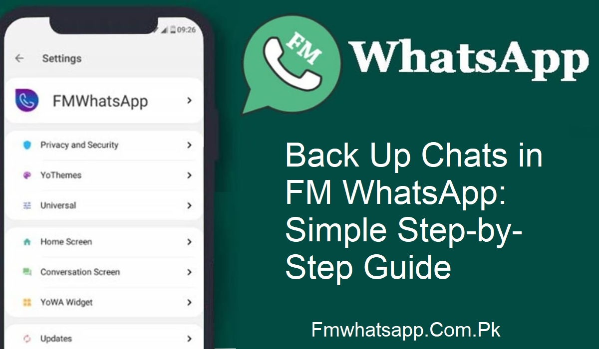 FM WhatsApp Chat Backup