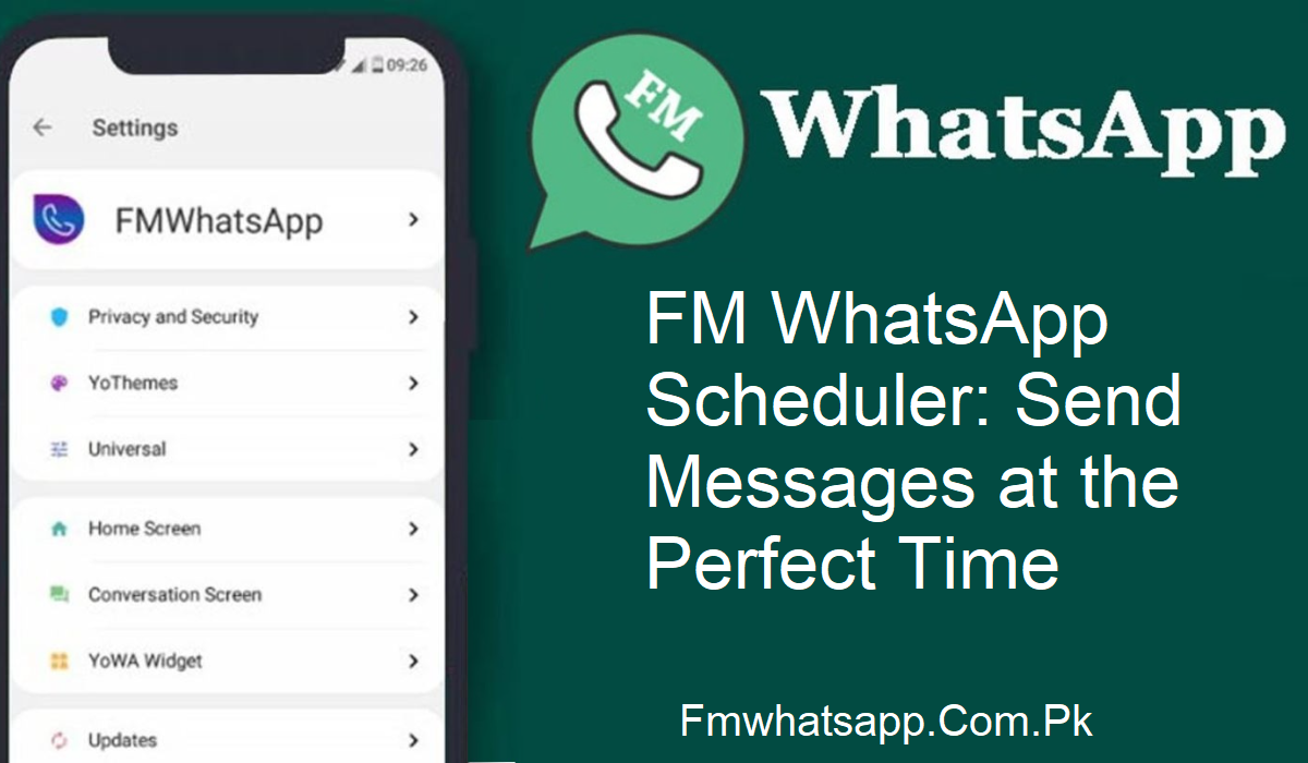 FM WhatsApp Schedule Messages